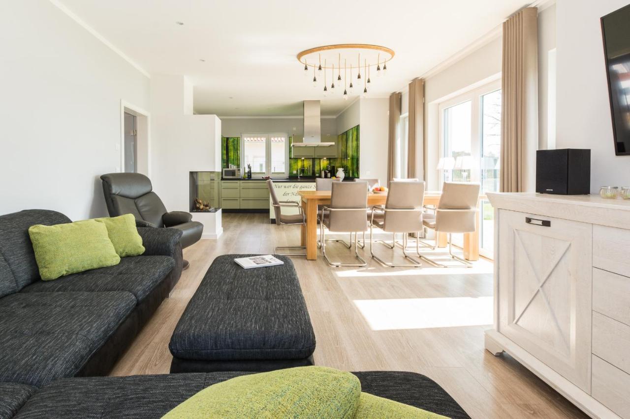 Luxus-See-Domizil Mit Sauna, Kamin Und Boot-130 Qm Fuer 6 Personen Krakow am See Exterior foto